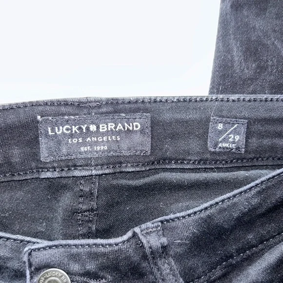 Lucky Brand Women's black skinny ankle jeans - Picture 2 of 3